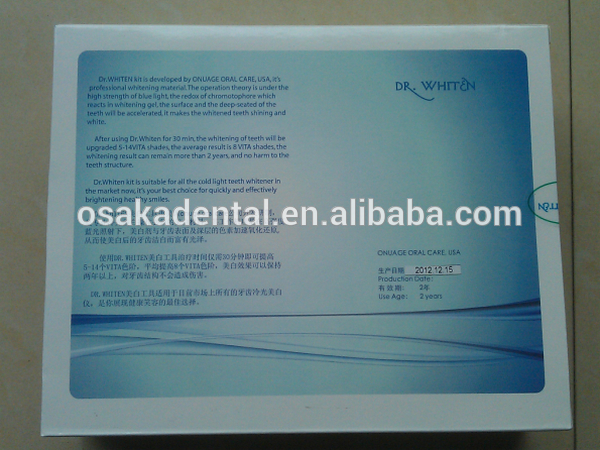 30% Teeth whitening gel kit for 3 people use