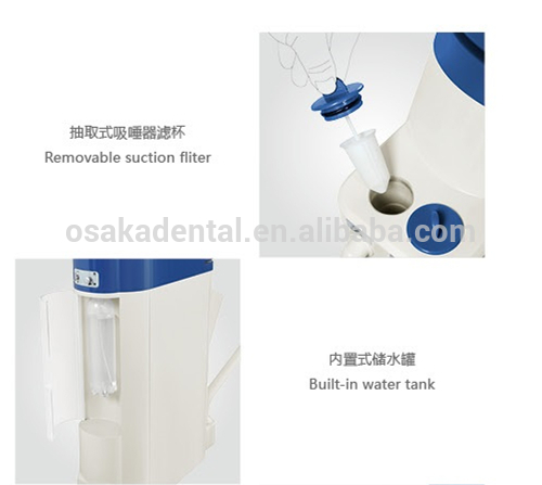 High class dental chair with blue colour dental chair for dental clinic