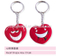 heart shape key chain /without teeth /dental accessories/dental cultural products/oral dental accessories