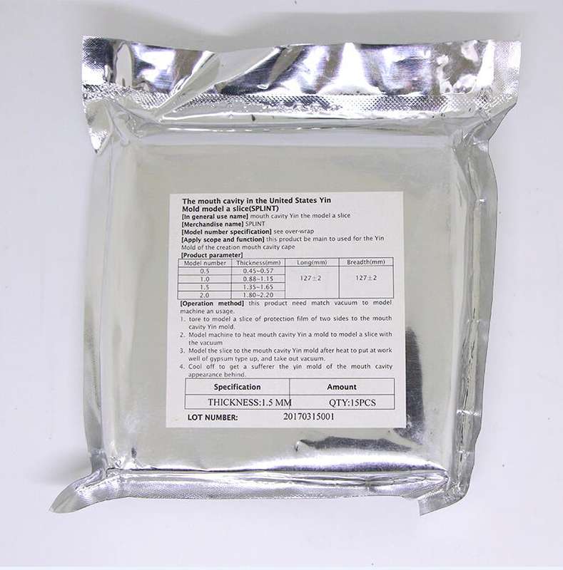 Hot Sale Dental Lab Splint Thermoforming Material for Vacuum Forming