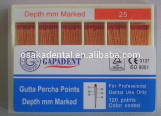 GAPADENT DEPTH MM MARKED gutta percha points depth mm marked