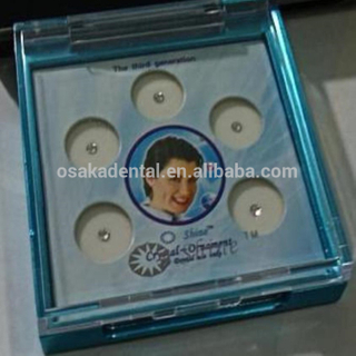 A Colorful Crystal Dental Teeth Decoration Blue Box Packing