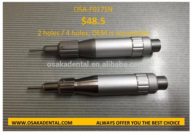 Hot Sale 4 Hole Low Speed Integrated Straight Handpiece and Air Motor from Factory