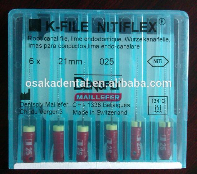Original Dentsply K-File NITI FLEX (root canal flie)/Dental instrument/dental files