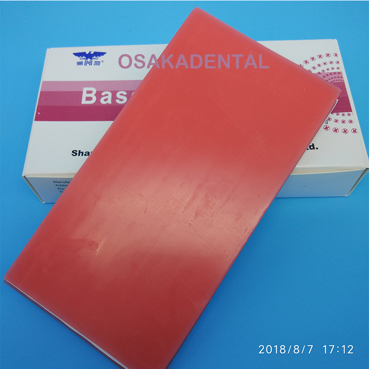 OSAKADENTAL Dental Base Plate Wax/Dental Red Base Plate Wax Modelling Wax for Dental Laboratory Material