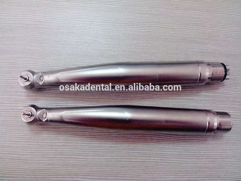 Titanium push button LED generator dental handpiece with 6 holes water spray M4 or B2