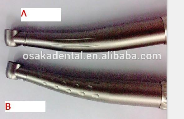 Titanium push button LED generator dental handpiece with British barton ceraming bearing M4 or B2