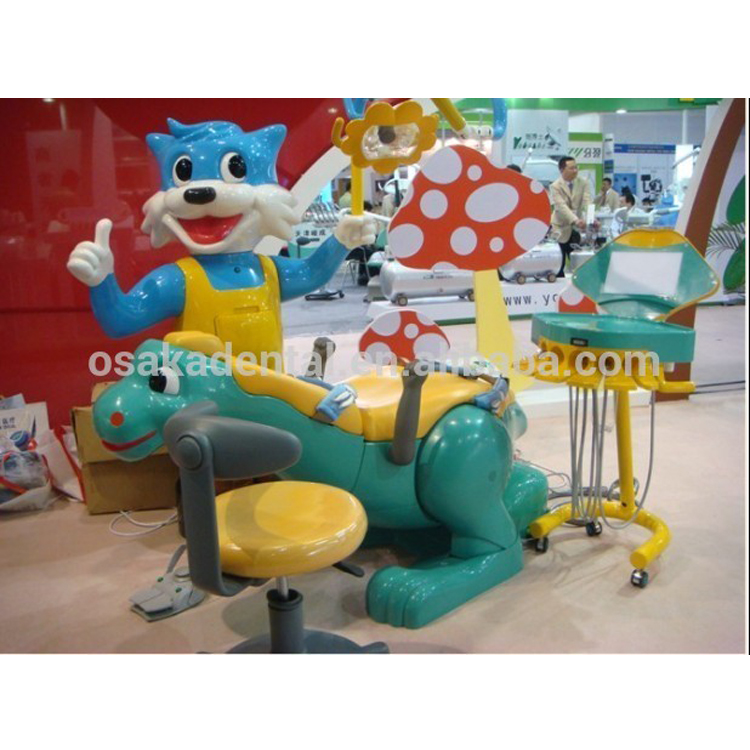 FDA Approved Kids Dental unit with Dinosaur and Blue Cat design Children dental Chair Unit