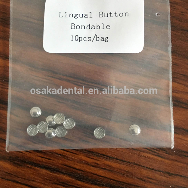 Weldable Lingual Button Orthodontic Bracket for Dental Use OSA-F728