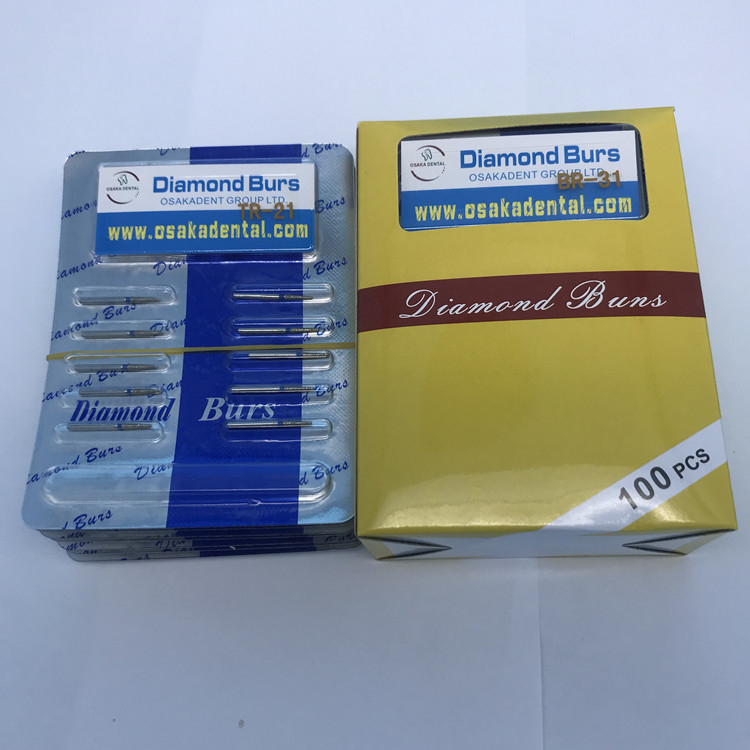 A New packing Osakadental FG Dental Diamond Burs for High Speed Handpiece