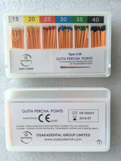 Osakadental Gutta Percha Points 06 taper /dental material/orthodontic material