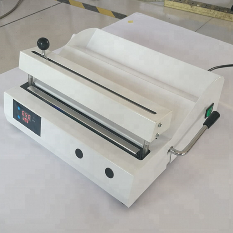A Sterilization Pouches Dental Sealing Machine manual with temperature display