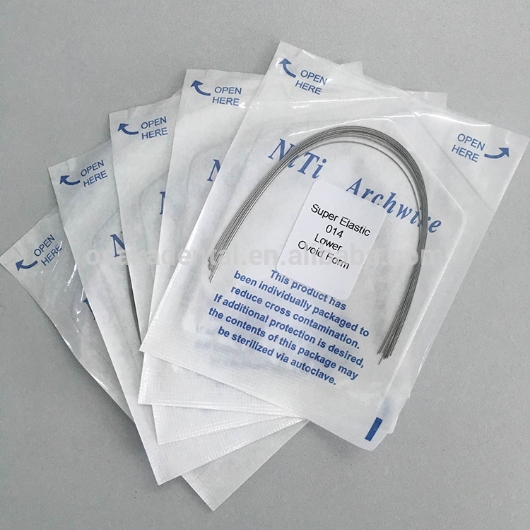 Dental Material Super Elastic Niti Archwire Round and Rectangle Orthodontic Wire OSA-F708/OSA-F709