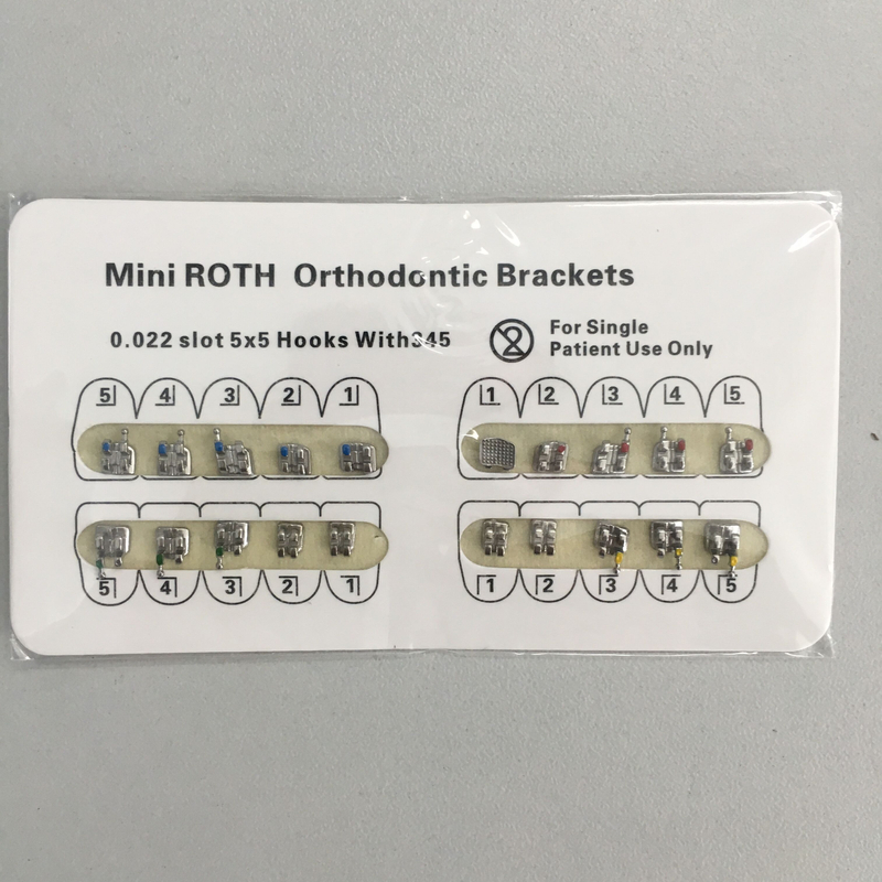 Economical Roth Mini 022 Dental Consumable Bracket for Orthodontic Use