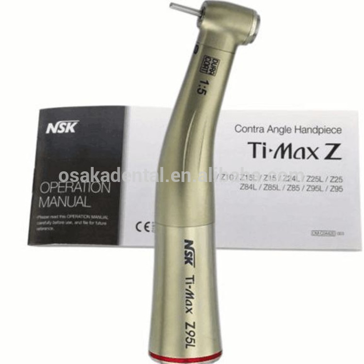 A 1:5 Contra Angle Increasing Speed Dental Handpiece with fiber optic for Electrict Micro Motor