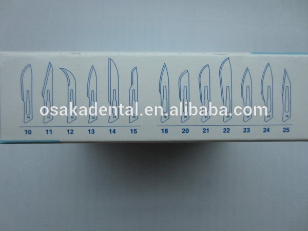 Disposable Stainless Steel Surgical Blades 100pcs/box