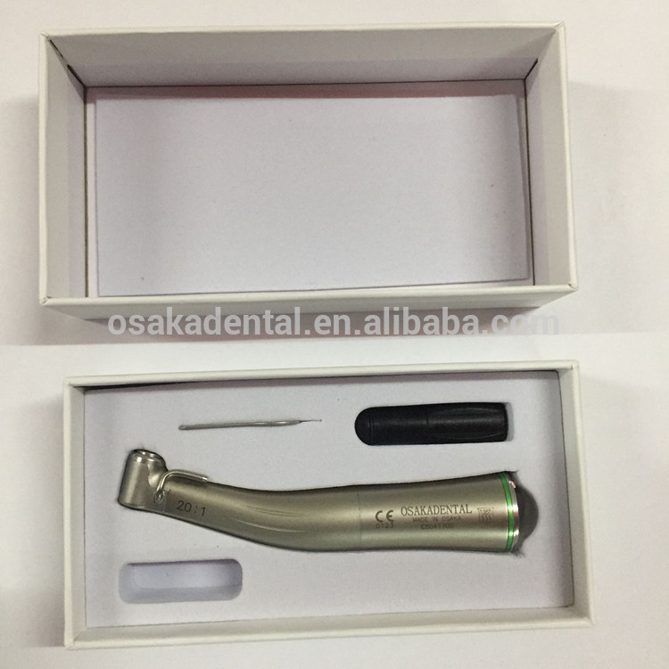 Dental Contra Angle Implant Handpiece with Fiber Optic