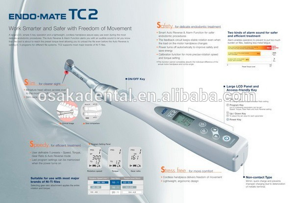 Endo Mate TC2 Cordless Dental Endo Motor / Root Canal Treatment