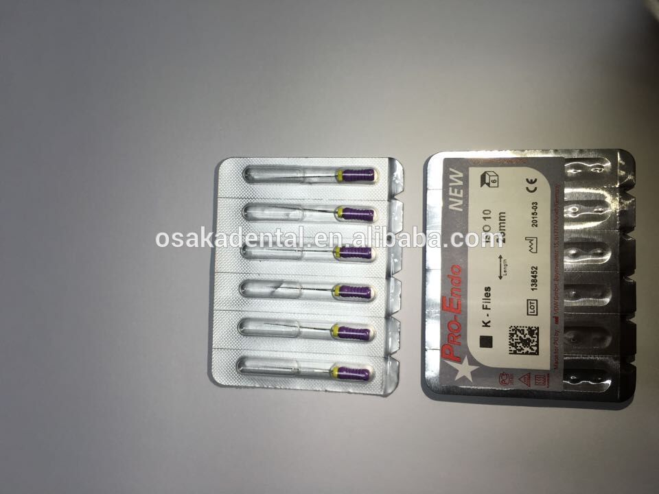 Dental files VDW brand dental stainless K&H&R files