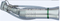Dental Implant low speed handpiece Push Button Type 20:1 Contra Angle with tube
