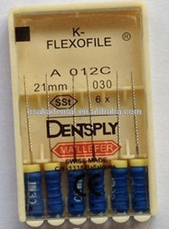 Original Dental files Stainless Steel Dentsply K Flexo Files root canal files/dental files/ dental drill