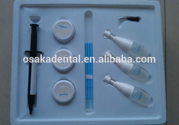 30% Teeth whitening gel kit for 3 people use