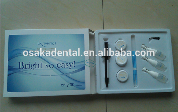 30% Teeth whitening gel kit for 3 people use