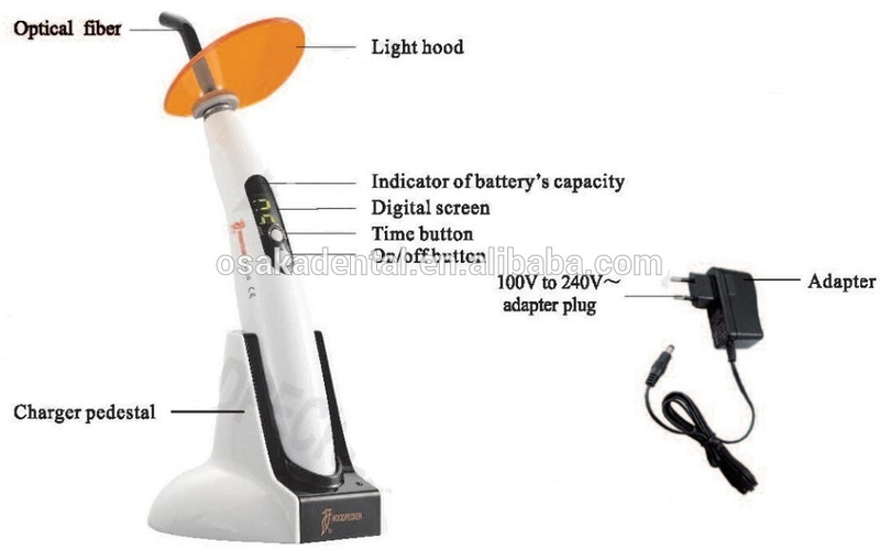 dental supply low price woodpecker LED-B curing light dental curing light