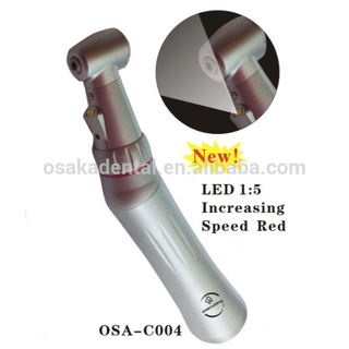 Factory Selling E-type Dental Handpiece Low Speed 1:5 Increasing Fiber Optic Dental Contra Angle
