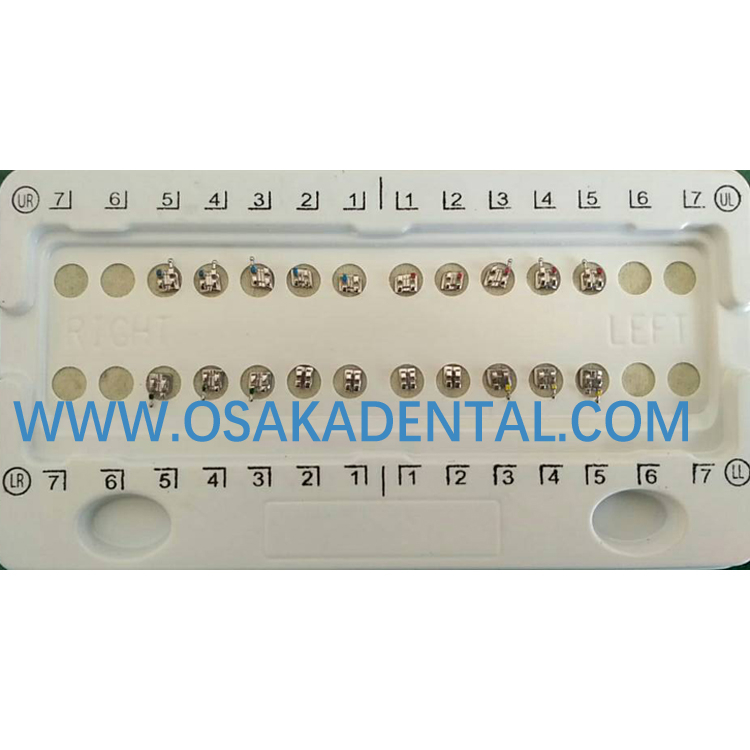 Orthodontic Bracket ROTH 022 3 With hook or 345 with hook monoblock 20pcs/set