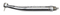 Titanium push button LED generator dental handpiece with quick coupling M4 or B2