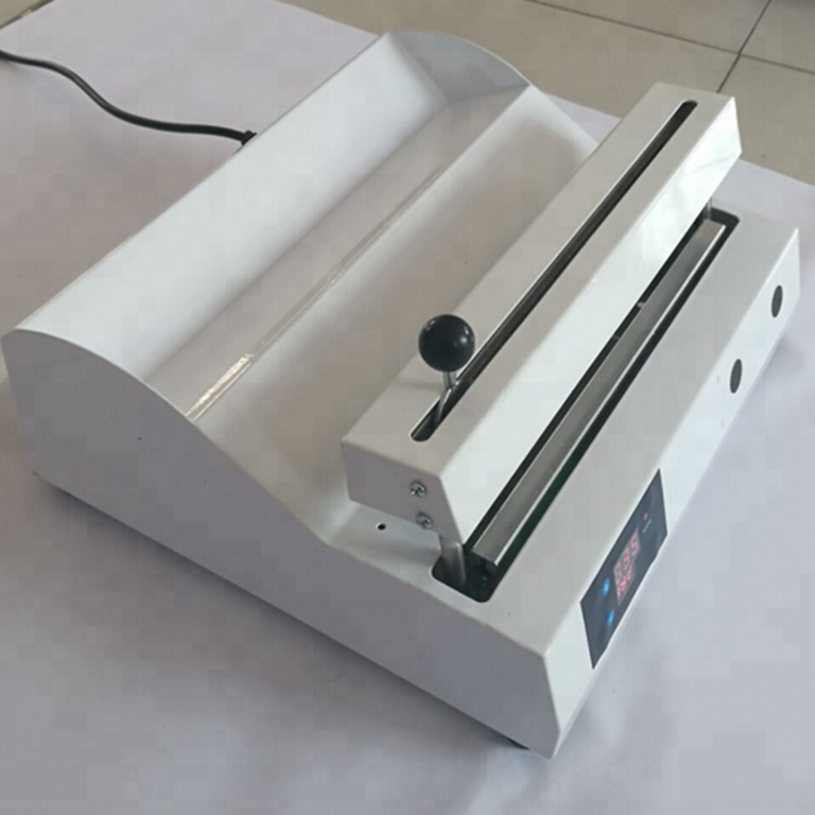 A Sterilization Pouches Dental Sealing Machine manual with temperature display