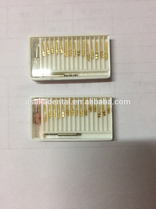 Dental Golden Plated Screw Post with Drills