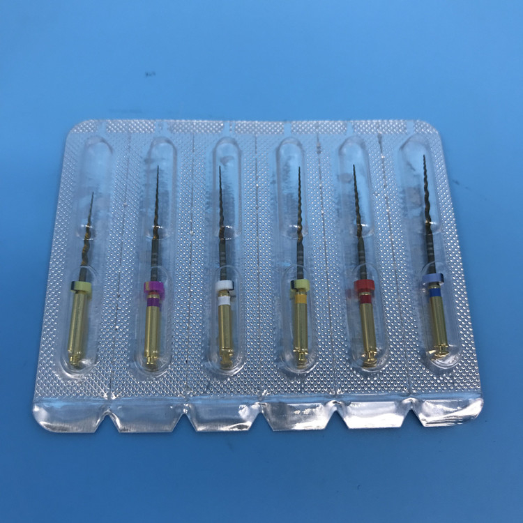 A Osakadental Brand Niti Gold Protaper files for machine and hand use