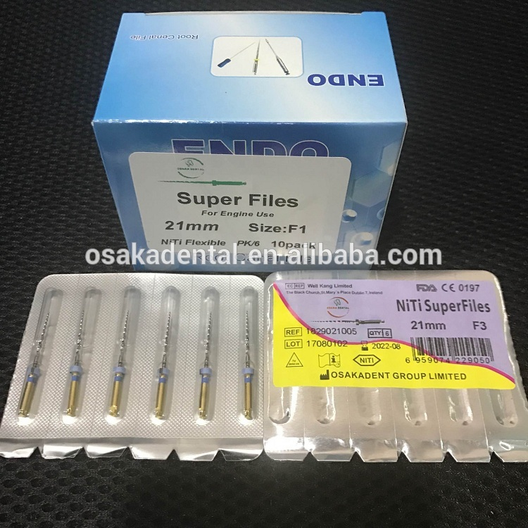 OSAKA DENTAL Supply NiTi Rotary Endodontic Endo Files /Flexible materia /dental protaper files / dental endo files/ rotary files
