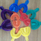 ABS Disposable kids dental impression tray with different size upper and lower dental mesh tray
