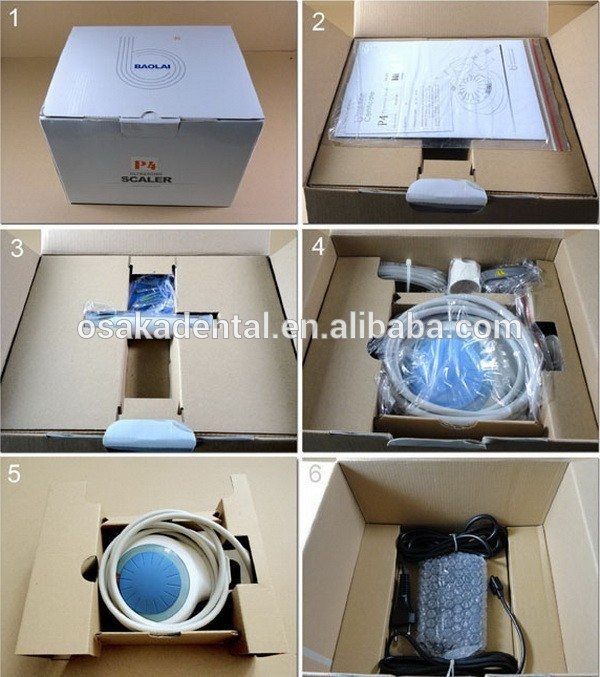 Dental Ultrasonic Scaler with Plastic Detachable Handpiece