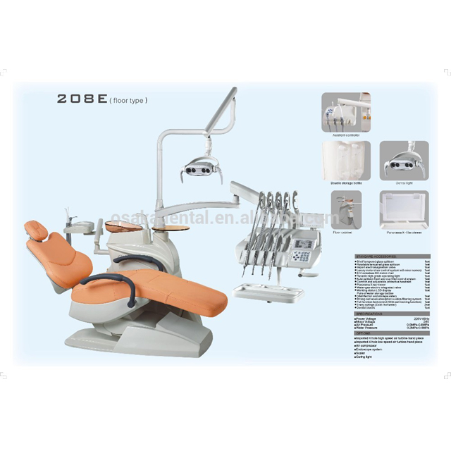 OSA-208E High quality Dental Unit/ dental chair with Nine Programs Control System