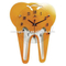 Teeth Shape Clock for Decoration