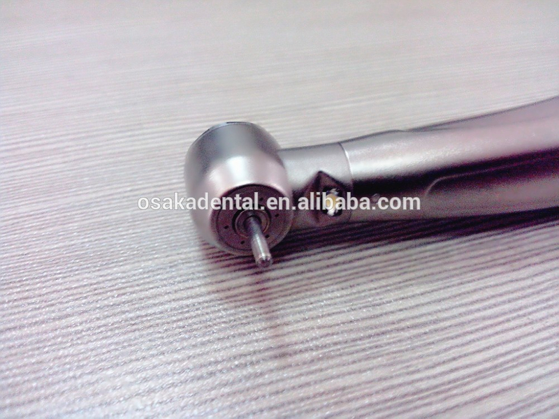 Titanium push button LED generator dental handpiece with 6 holes water spray M4 or B2