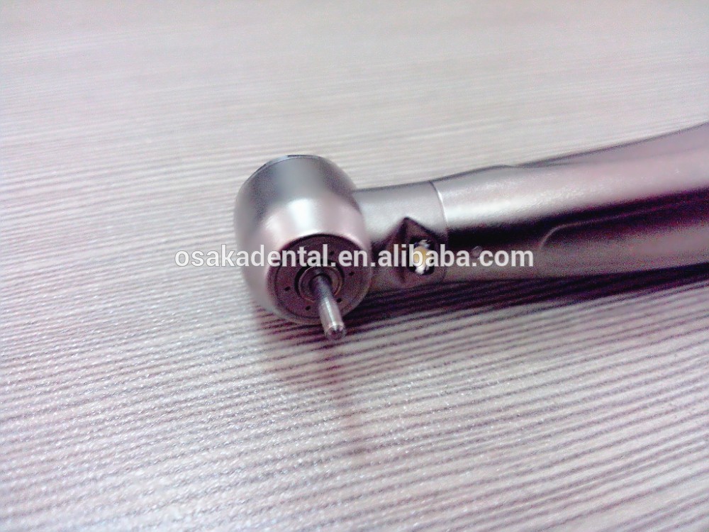 Titanium push button LED generator dental handpiece with 6 holes water spray M4 or B2