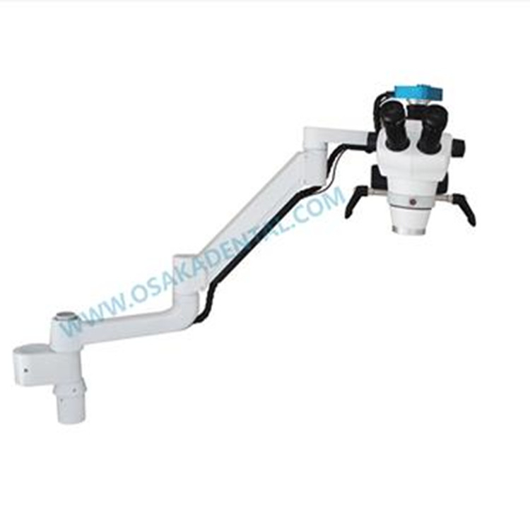A Dental Microscope with camera install on Dental Chair of Dental equipment