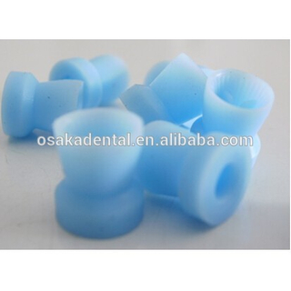 Durable dental disposable blue snap-on prophy cup for polishing PC-320