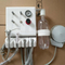 Dental turbine unit with week suction