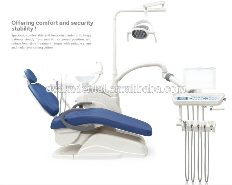 high quality Multi-functional Dental Unit dental chair with Nine Programs Control System