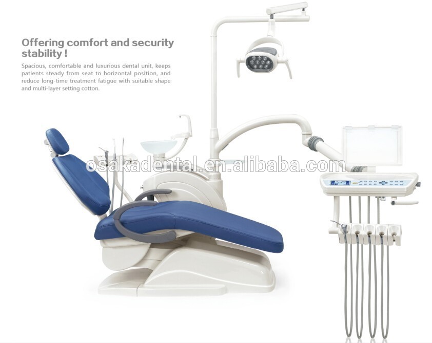 high quality Multi-functional Dental Unit dental chair with Nine Programs Control System