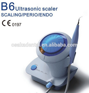 Dental Ultrasonic Scaler with Sealed Handpiece and Six Tips