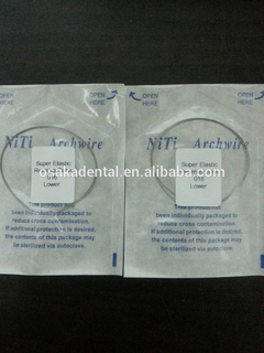 Dental Orthodontic Reverse Curve Arch Wire Round and Rectangular