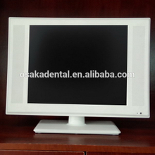 17 Inch LCD white monitor with TV, USB, VGA, HDMI, AV, Audio-in, DC-in output for dental unit use