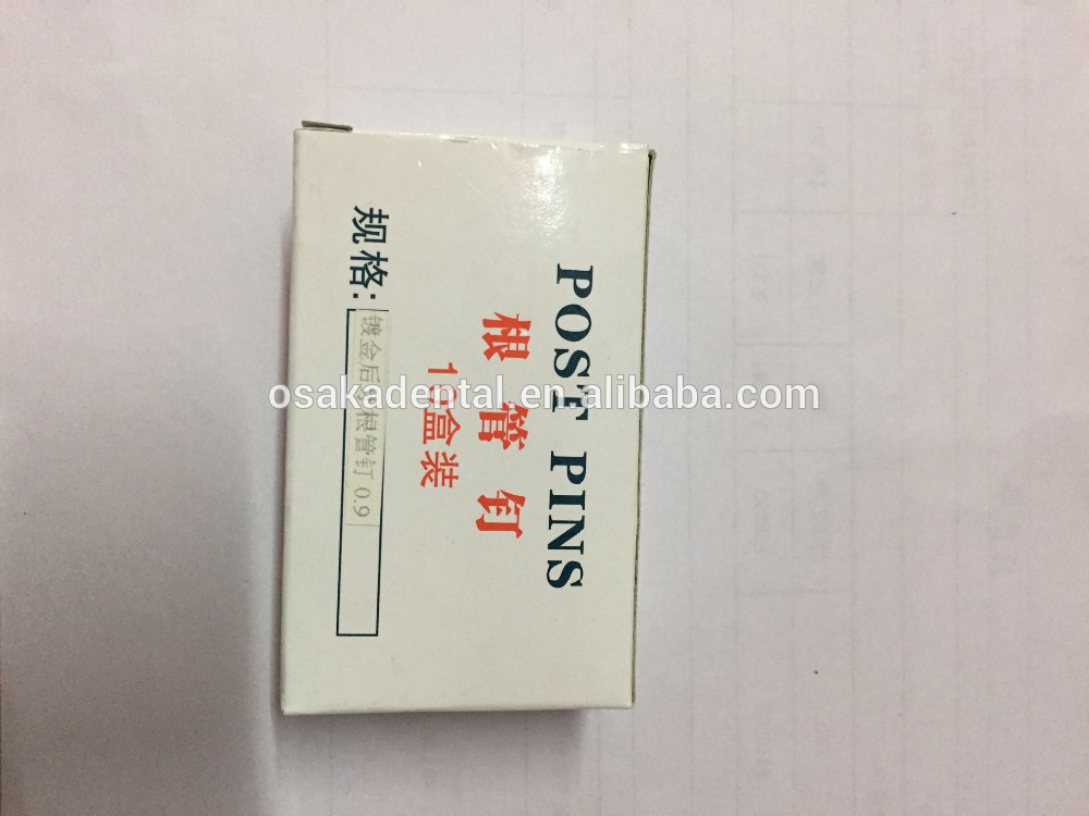 Dental Golden Plated Screw Post with Drills
